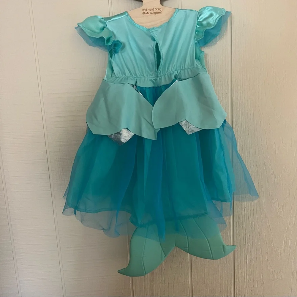 Disney Baby little mermaid Ariel costume dress 12-18 months slippers Halloween